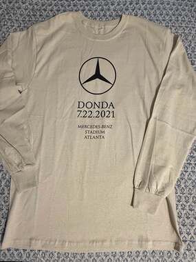 Kanye West DONDA Listening Party Long-Sleeve Tee 'Beige'  SM.